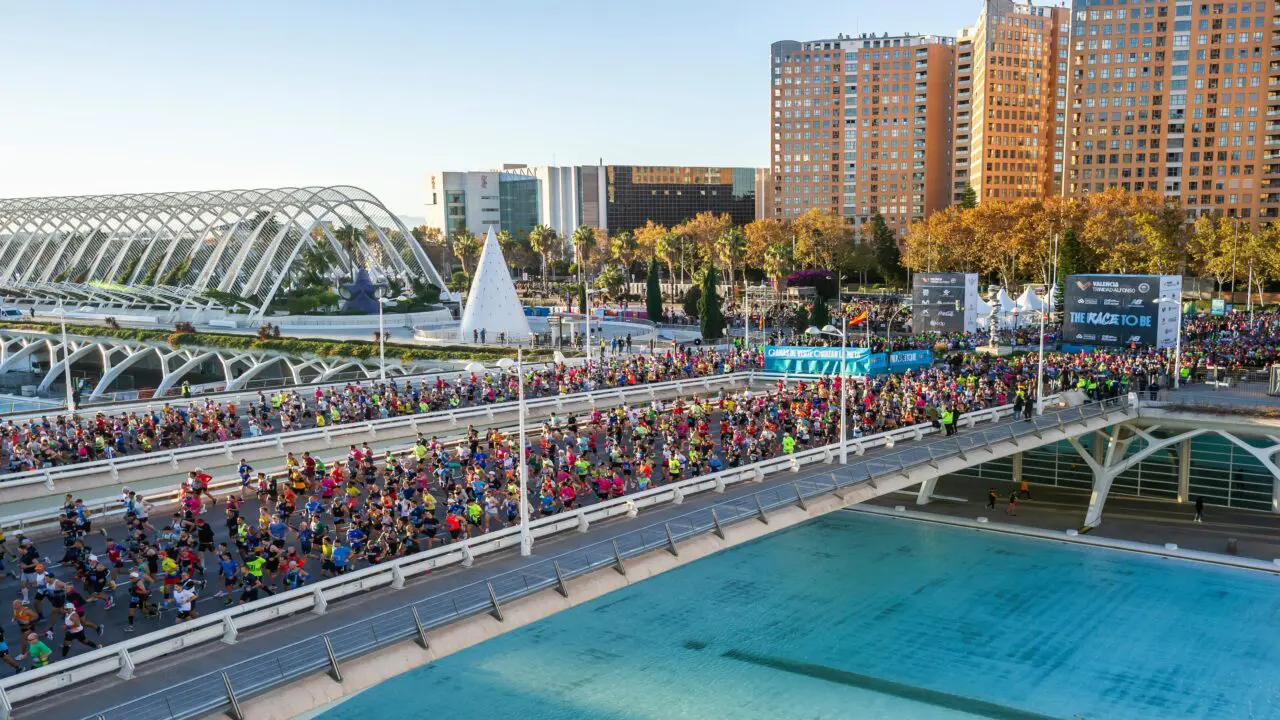 Valencia is one of the most beautiful cities in Europe and is a great location for a marathon, the Valencia Marathon