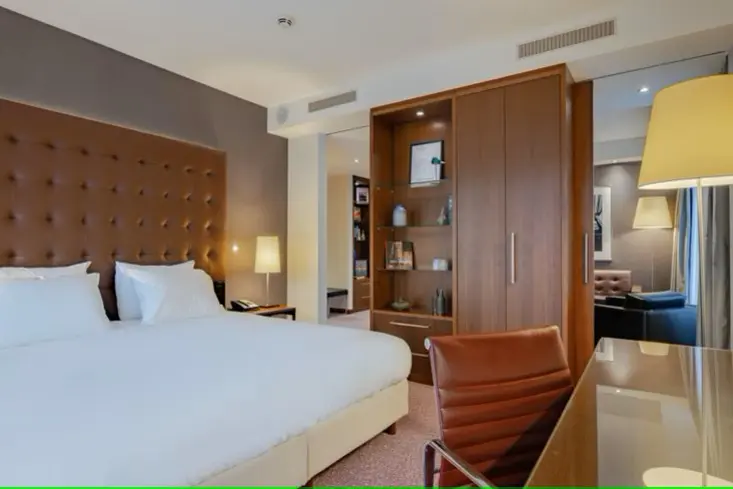 Double bedroom, hotel for the Amsterdam Marathon